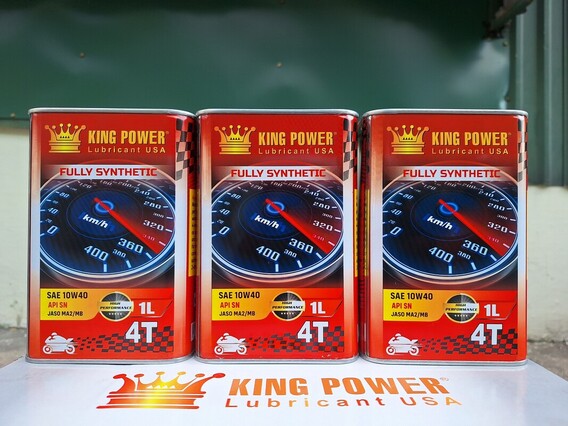 Dầu tổng hợp King Power cho xe máy mẫu mới 